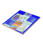 フェスティブな抽象画 タイル (側面)
