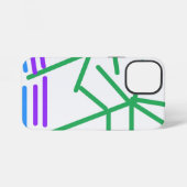 フェスティブな抽象画  iPhoneケース (裏面横)