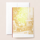 フェスティブエクスプレス 箔カード (裏面封筒付き)