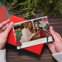 フェスティブガール クリスマスイラスト フォトレッド