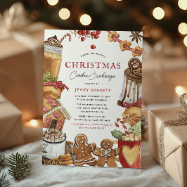 フェスティブクリスマスクッキー交換会 招待状