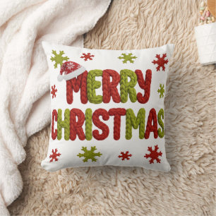 フェスティブクリスマスピロー クッション