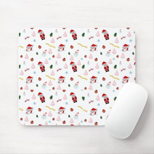 フェスティブクリスマスマウスパッド マウスパッド (マウス)