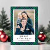 フェスティブグリーンレンガ柄 クリスマス 写真