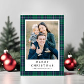 フェスティブグリーンレンガ柄 クリスマス 写真
