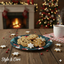 フェスティブスノーマンクリスマスツリーホリデーギフトラウンド