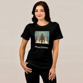 フェスティブスノーマンファミリークリスマスコレクション トライブレンドTシャツ