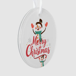 フェスティブスノーマンメリークリスマスリップバーム オーナメント