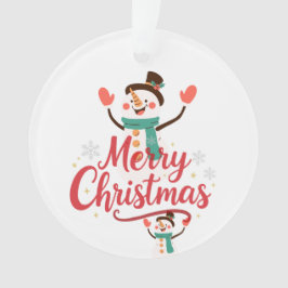 フェスティブスノーマンメリークリスマスリップバーム オーナメント
