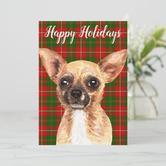 フェスティブチワワ犬カスタム シーズンカード (スタンド正面)