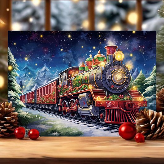 フェスティブトレインクリスマス シーズンカード