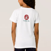 フェスティブファー: クリスマスの喜び Tシャツ (裏面)