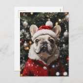 フェスティブフレンチ：ホリデーポートレート シーズンポストカード (正面/裏面)