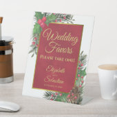 フェスティブホリー＆パインホワイトクリスマス 結婚式の引出物 サイン (インサイチュ)