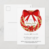 フェスティブリース ホリデー シーズンポストカード (正面/裏面)