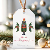 フェスティブ かわいい クルミ割り人形 メリークリスマス ギフトタグ