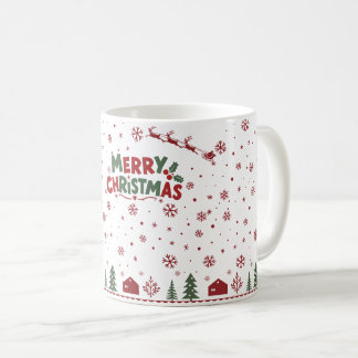 フェスティブ ウィンター ホリデー コーヒーカップ