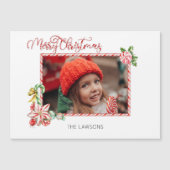 フェスティブ キャンディ ケイン メリークリスマス 1枚の写真 (正面)