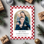 フェスティブ ギンガム フォト クリスマス