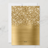 フェスティブ ゴールド グラム 2 フォト コラージュ シーズンカード (裏面)