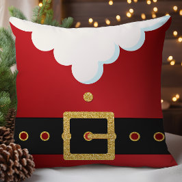 フェスティブ サンタスーツ クリスマス クッション
