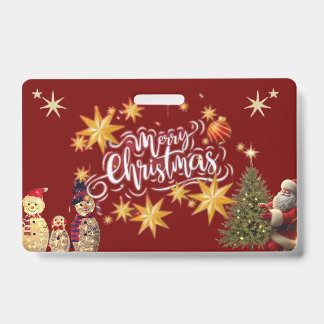フェスティブ バッジ クリスマス カード コレクション – 完璧