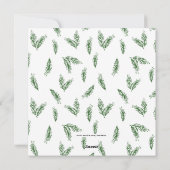 フェスティブ フォーカス | ホリゾンタル オレンジ | 写真 シーズンカード (裏面)