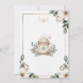 フェスティブ フレンズマス パーティー ご招待 プリント可能 招待状 (裏面)