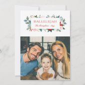 フェスティブ フローラル フォト シーズンカード (正面)