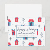 フェスティブ ホリデー リアルティ シーズンカード (正面/裏面)