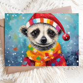 フェスティブ ミーアキャット クリスマス
