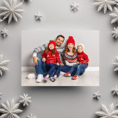 フェスティブ 赤 チェック 写真 クリスマス