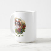 フェスティリトルレッド&ホワイトチ日本のン コーヒーマグカップ (正面左)