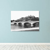 フェストンマリエンベルク要塞 キャンバスプリント (インサイチュ (ウッドフロア))