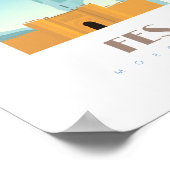 フェス市モロッコスカイライン ポスター (角)