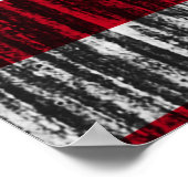 フェス色彩の鮮やかン背景のアメリカ国旗。4日、abs ポスター (角)