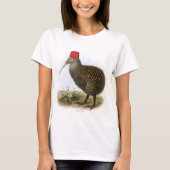 フェズの不合理なヴィンテージを身に着けているキーウィの鳥 Tシャツ (正面)