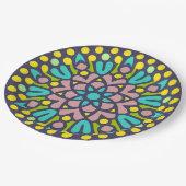 フェズモザイク ペーパープレート (アングル)