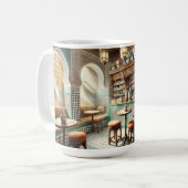 フェズモロッコの小さなコーヒーショップ コーヒーマグカップ (正面左)