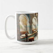 フェズモロッコの小さなコーヒーショップ コーヒーマグカップ (左)