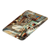 フェズモロッコの小さなコーヒーショップ マグネット (左側)