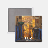 フェズモロッコ旅行 マグネット (正面/裏面)