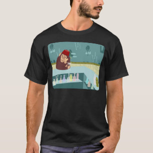 フェズ猿のマルティーニのバー Tシャツ