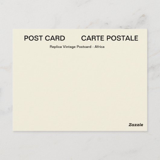 フェズ ポストカード (裏面)