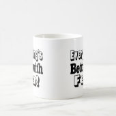 フェタの方が良い コーヒーマグカップ (中央)