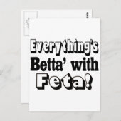 フェタの方が良い ポストカード (正面/裏面)