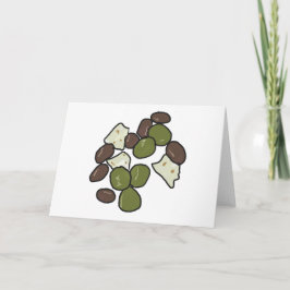 フェタチーズとオリーブ カード