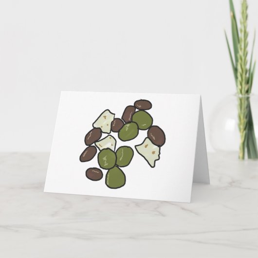 フェタチーズとオリーブ カード (正面)