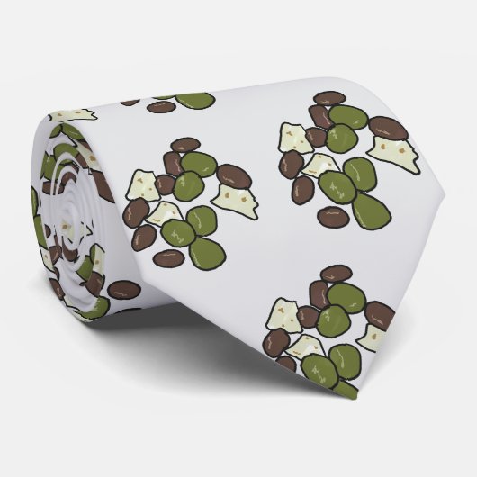 フェタチーズとオリーブ ネクタイ (ロール)
