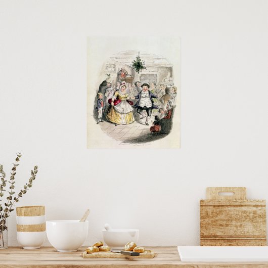 フェッジウィッグ氏の舞踏会は『聖降誕祭の頌歌』から引用されたのだ ポスター (キッチン)